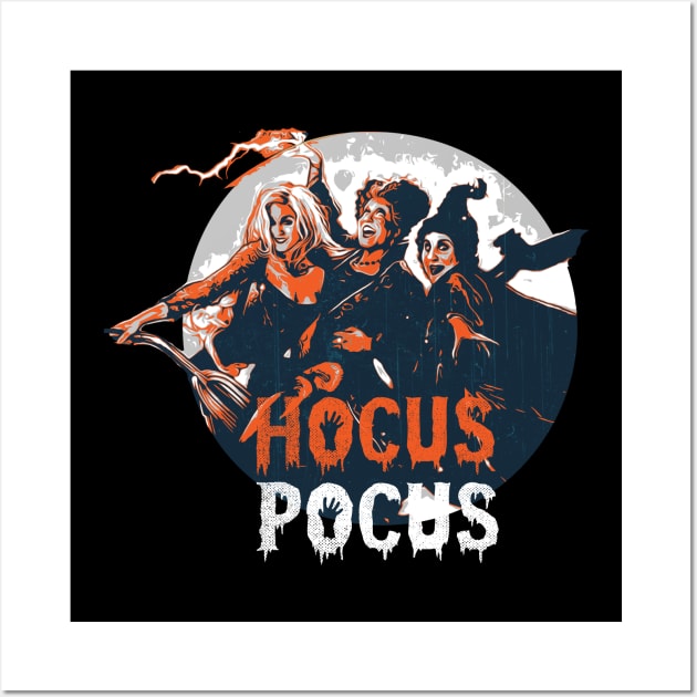 hocus pocus fly Wall Art by V x Y Creative
